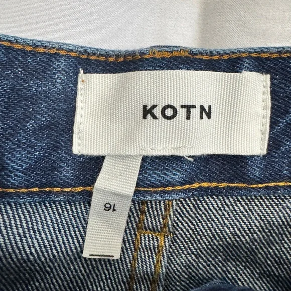 KOTN High Rise Straight Leg Jeans - Picture 4 of 6